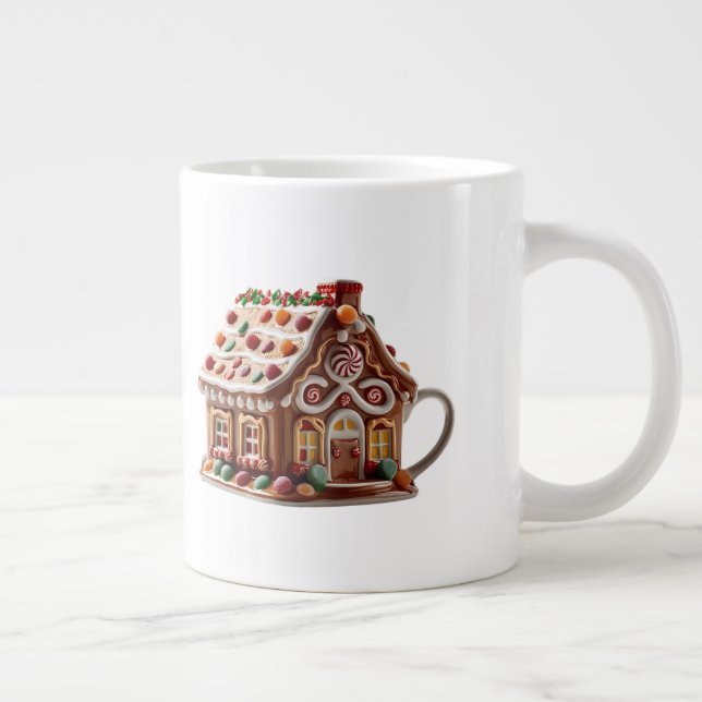 Taza De Café Gigante Humor gracioso moda navidad moderna y divertida (Derecha)