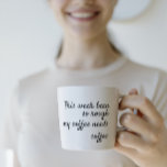 Taza De Café Gigante Humor Trendy, regalo de Coworker divertido<br><div class="desc">Humor divertido trendy tazón de coworker con tipografía moderna</div>