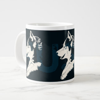 Taza De Café Gigante Husky Dog Coffee Mug Siberian Husky Sleg