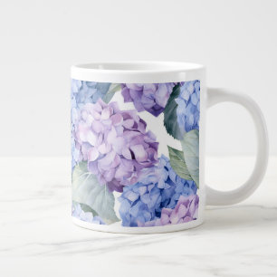 Taza De Café Gigante Hydrangeas