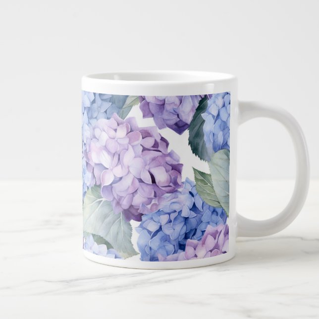 Taza De Café Gigante Hydrangeas (Derecha)