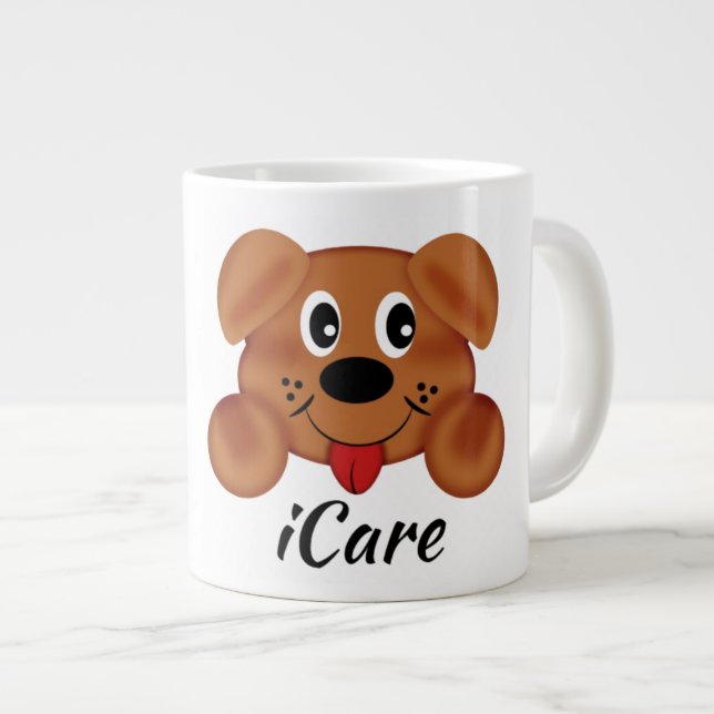 Taza De Café Gigante iCare - Jumbo Mug (Derecha)