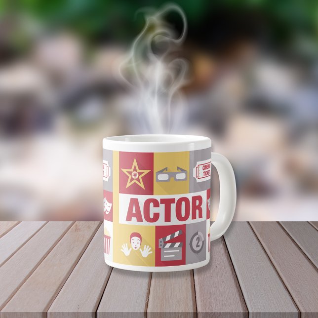 Taza De Café Gigante Icónico de actor profesional (Subido por el creador)