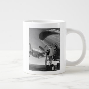 Taza De Café Gigante Icono de aviación