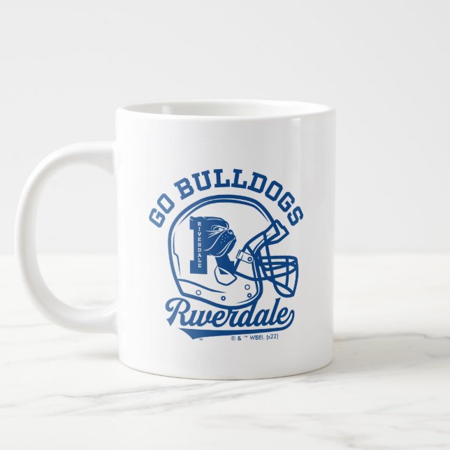 Taza De Café Gigante Icono del Casco de Fútbol de Go Bulldoges (Izquierda)
