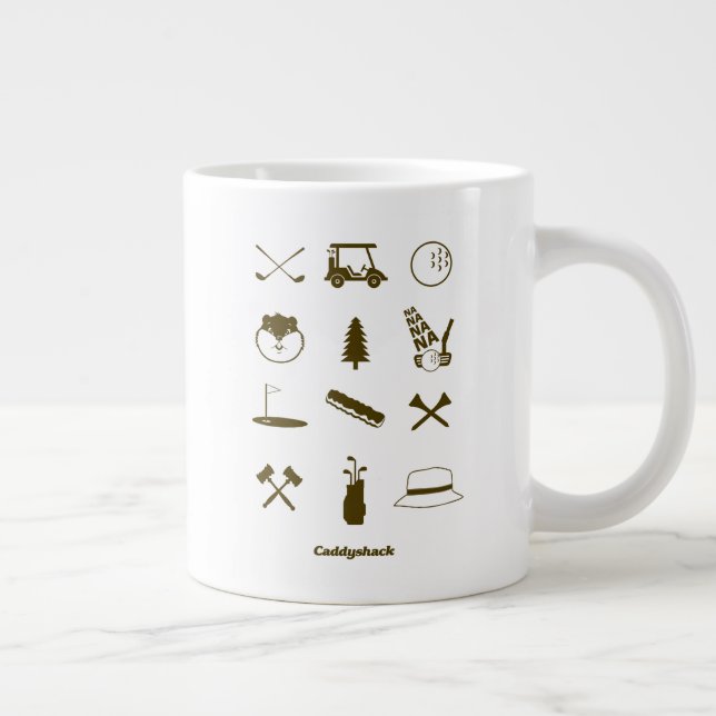 Taza De Café Gigante Iconos Caddyshack (Derecha)