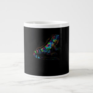 Taza De Café Gigante Idea de Iguana Premium para el mantenimiento del z