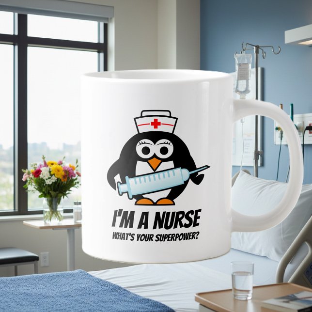 Taza De Café Gigante Idea enorme gigante grande del regalo de la (nurse mug)