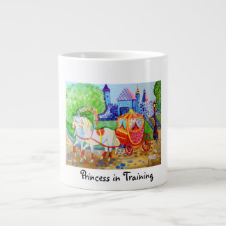 Taza De Café Gigante Ilustración caprichosa Princesa en Entrenamiento
