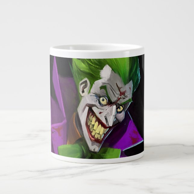 Taza De Café Gigante Ilustracion de bromista de crisis infinita (Frente)