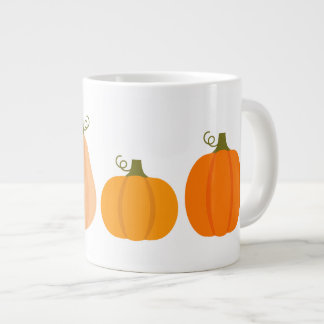 Taza De Café Gigante Ilustracion de otoño de calabazas