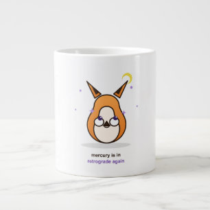 Taza De Café Gigante Ilustración de zorro caprichoso