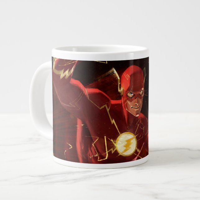 Taza De Café Gigante Ilustracion flash de crisis infinita (Izquierda)