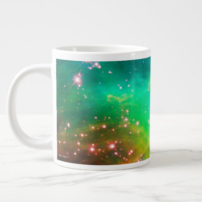 Taza De Café Gigante Imagen de Galaxia de la Estrella de Tarantula Nebu (Izquierda)