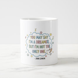 Taza De Café Gigante Imaginen el dramático sueño de Lennon