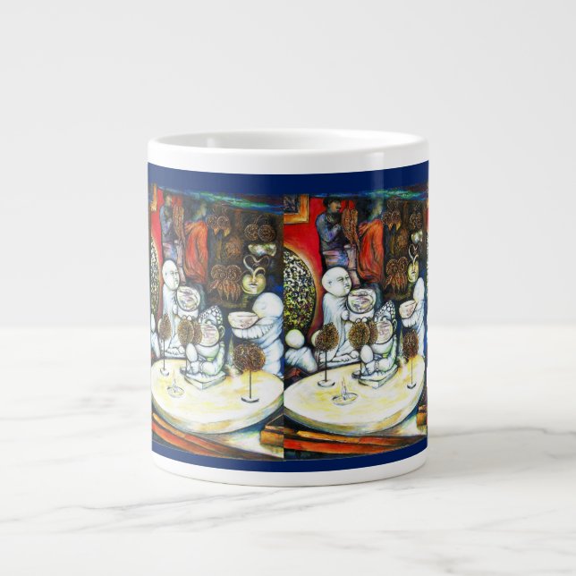 Taza De Café Gigante Impermeable por el desafío (Frente)