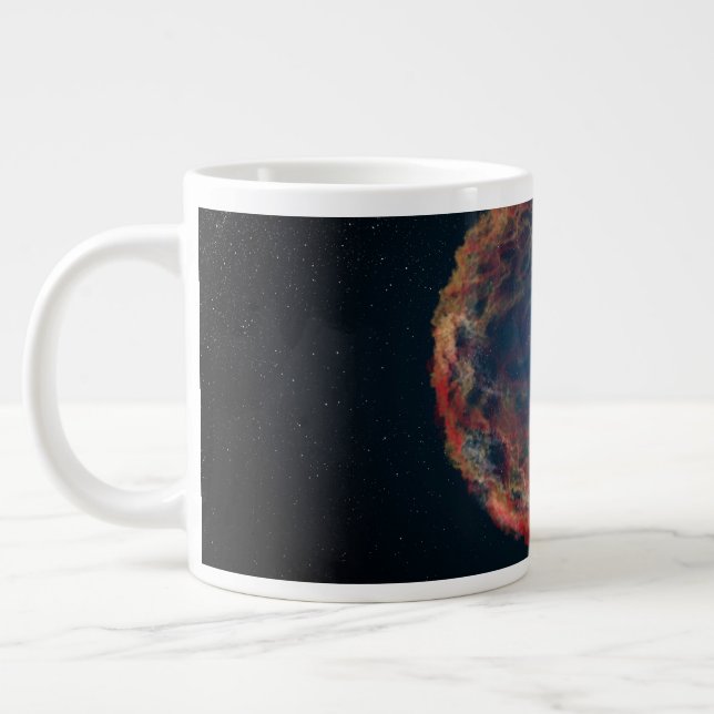 Taza De Café Gigante Impresión artística de Supernova 1993j. (Izquierda)