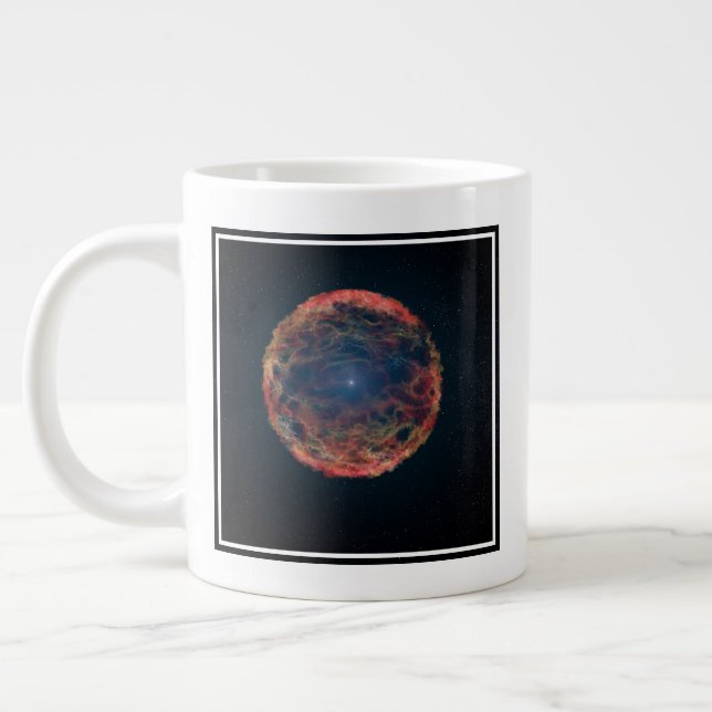 Taza De Café Gigante Impresión artística de Supernova 1993j. (Izquierda)