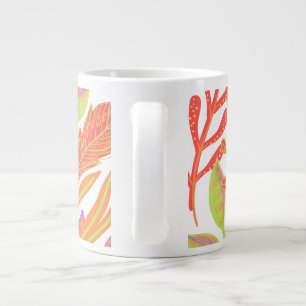 Taza De Café Gigante Impresión de color vibrante