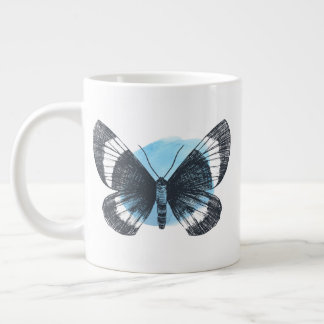 Taza De Café Gigante impresión de mariposa