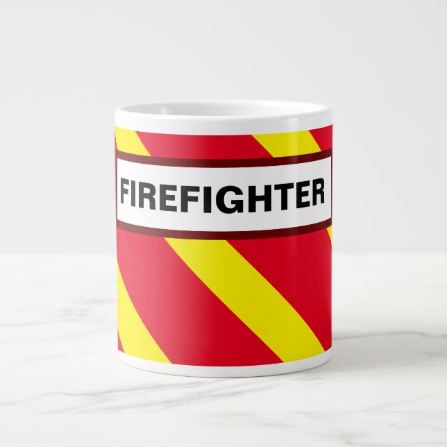 TAZA DE CAFÉ GIGANTE INCENDIO (Frente)