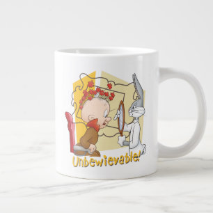 Taza De Café Gigante "Increíble" Barber BUGS BUNNY™ & Elmer Fudd