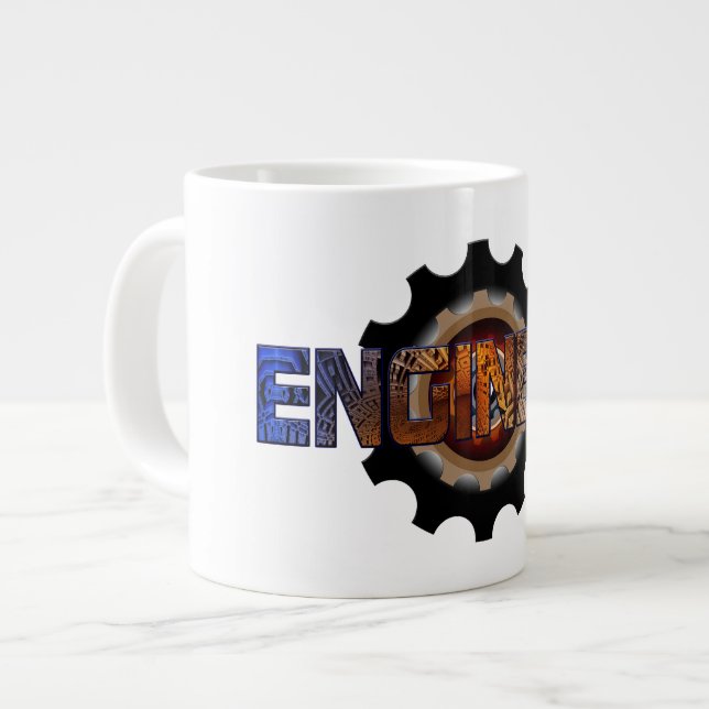Taza De Café Gigante Ingeniero (Izquierda)