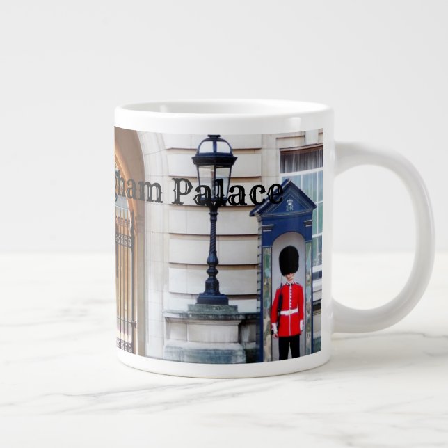 Taza De Café Gigante Inglaterra Turismo Londres Palacio de Buckingham (Derecha)