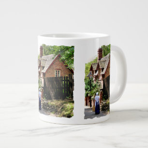 TAZA DE CAFÉ GIGANTE INGLATERRA VICTORIANA