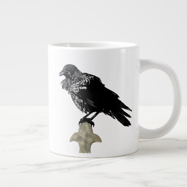 Taza De Café Gigante Inked Raven (Derecha)