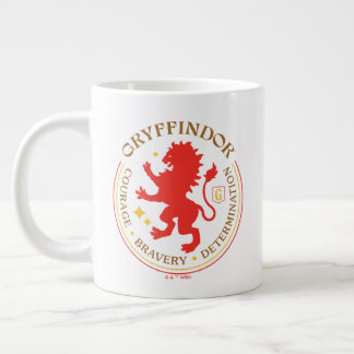 Taza De Café Gigante Insignia del orgullo de la casa del león rojo GRYF