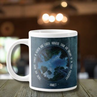 Taza De Café Gigante Inspiración Contemplativa del Cielo Nocturno Moder