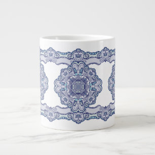 Taza De Café Gigante Inspiración en la China termal azul Tumbler