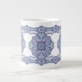 Taza De Café Gigante Inspiración en la China termal azul Tumbler