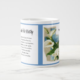 Taza De Café Gigante Inspirador, me hizo digno