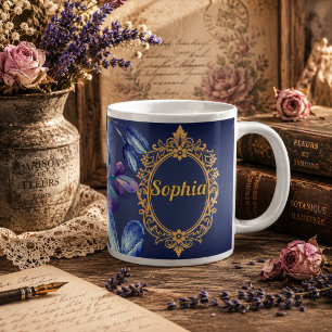 Taza De Café Gigante Inspirational Monogram Internally Validated Boss 