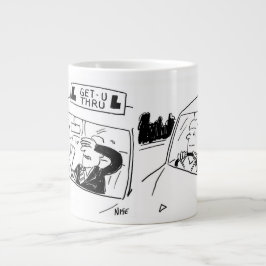 Taza De Café Gigante Instructor de conducción o Personalizado examinado