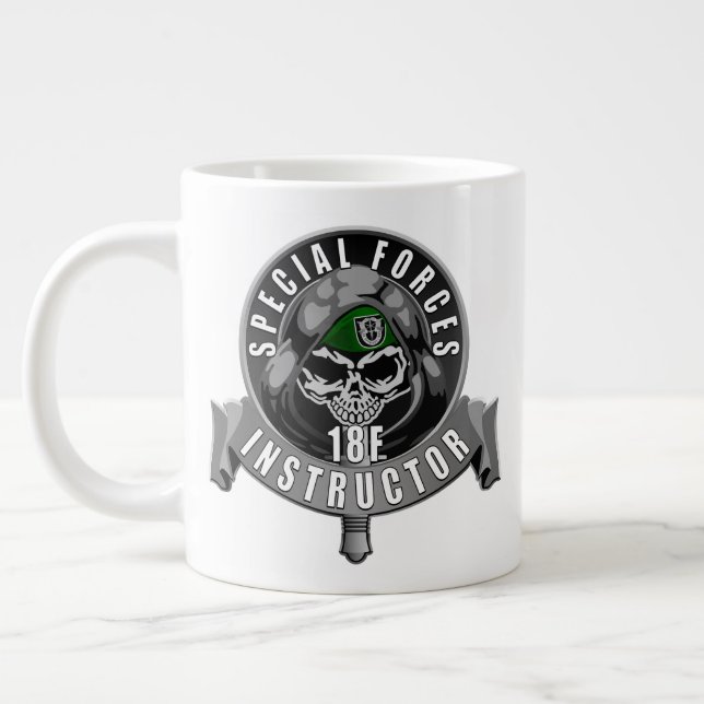 Taza De Café Gigante Instructores de personalizable 20oz (Izquierda)