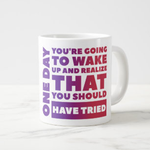 Taza De Café Gigante Intentado - Gift Jumbo Mug