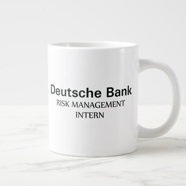 Taza De Café Gigante Interino en gestión de riesgos del Deutsche Bank (Derecha)