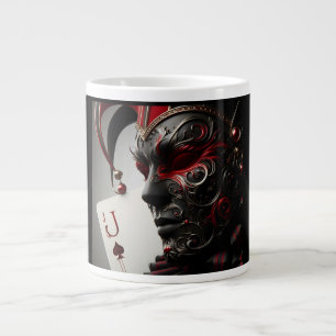 Taza De Café Gigante Intrigante Jack of Spades Mask Coffee Mug Harleq
