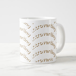 Taza De Café Gigante introvert customisable special mug gift