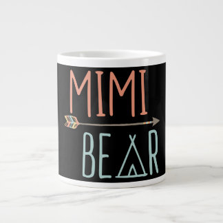 Taza De Café Gigante Invitación Cute Mimi Bear