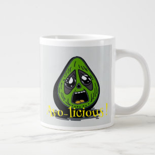 Taza De Café Gigante Invitación facial aguacate