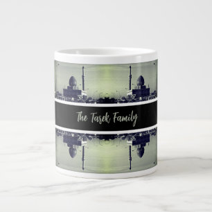 Taza De Café Gigante Irak Bagdad Mezquita Buniya Vintage 1970