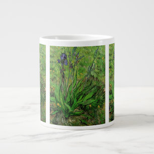 Taza De Café Gigante Iris de Vincent van Gogh, Flores de jardín vintage