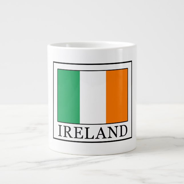 Taza De Café Gigante Irlanda (Frente)