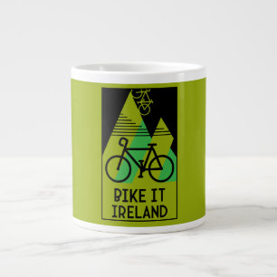 Taza De Café Gigante Irlanda en bicicleta