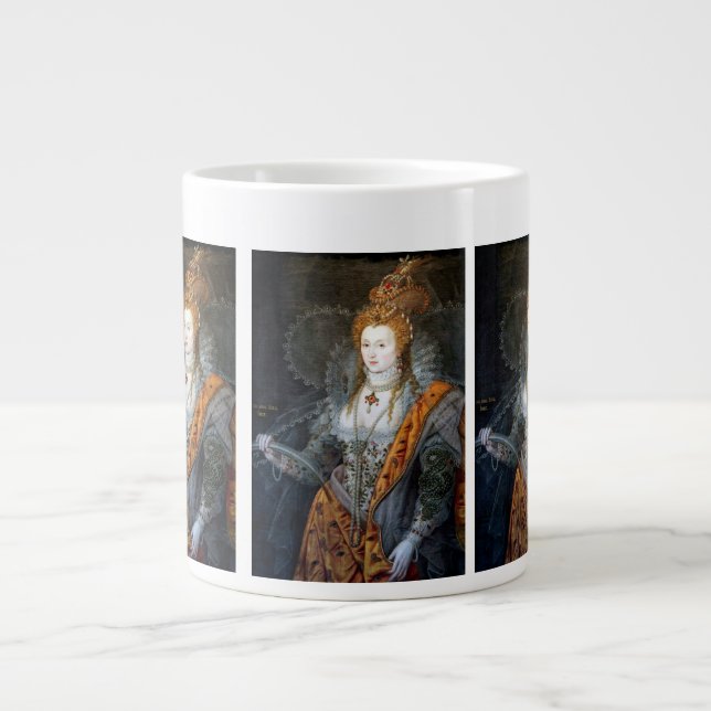 Taza De Café Gigante Isabel I (Frente)