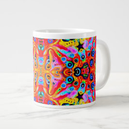 Taza De Café Gigante Isla anaranjada de la estrella